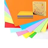 24lb 10 x 10inch 10 Colored Origami Paper Handmade Folding Paper Square Paper for Kids School DIY and Arts & Crafts,100sheets