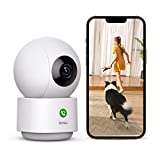 2K Security Camera Indoor, aosu Baby Monitor Pet Camera 360-Degree for Home Security, WiFi IP Cam with 5/2.4 GHz Wi-Fi, One-Touch Calls, Smart Motion Tracking, IR Night Vision, Compatible with Alexa
