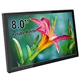 ELECROW 8 Inch HDMI Monitor Small Portable LCD Display 1280x800 with Built in Speakers USB Powered Compatible with Laptop, PC, Raspberry Pi, Jetson Nano, Game Consoles (Not-Touchscreen)