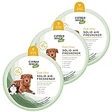 Citrus Magic Pet Odor Absorbing Solid Air Freshener for Home, Air Purifier, Fresh Citrus, 8-Ounce, Pack of 3. Must have Pet Supplies.