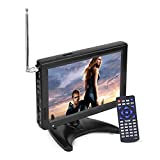Acogedor Car TV, 10 inch 1080P HDMI Portable Smart TV, ATSC Car Digital TV, Stereo High Sensitivity Digital TV Tuner Support FM Radio, SD/TF Card, USB Devices, AV, VGA