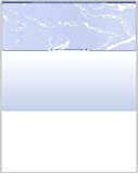 Compuchecks Security Check Paper - 500 Top Blank Business Checks Compatible with QuickBooks & Any Laser Inkjet Printer Use for Payroll, Paycheck, Accounts Payable or Personal (Blue Marble)