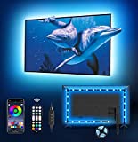 LED Lights for TV Led Backlight, 16.4ft RGB Led Strip Lights for TV Lights Behind, MATICOD USB Led Light Strip for 65-85in TV, Bluetooth APP Control Music Sync Ambient Lighting for Gaming Room