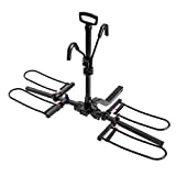 HYPERAX Volt 2 -E Bike Hitch Mounted Bike Rack Carrier for 2-inch Hitch Fits Up to 2 X 70 lbs MTBs, e MTBs, EBikes, Road Bikes with Up to 5-inch Fat Tires- Suitable for SUV, Trucks, Sedan, NO RV USE!