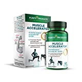 Muscle Accelerator by Purity Products - 650 mg Patented & Clinically Tested Muscle Accelerator Blend of Ayurvedic Herbal Extracts Promotes Strength, Endurance + Muscle Growth - 60 Veg Caps