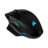Corsair Dark Core RGB Pro, Wireless FPS/MOBA Gaming Mouse with SLIPSTREAM Technology, Black, Backlit RGB LED, 18000 DPI, Optical,CH-9315411-NA