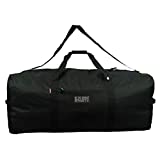 Heavy Duty Cargo Duffel Large Sport Gear Drum Set Equipment Hardware Travel Bag Rooftop Rack Bag (36' x 17' x 17', Black)
