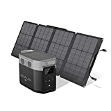 EF ECOFLOW DELTA Max (1600) Solar Generator 1612Wh with 110W Solar Panel, 6 X 2000W (5000W Surge) AC Outlets, Portable Power Station for Home Backup Outdoors Camping RV Emergency