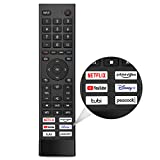 TOPKIND Upgraded ERF3J80H Replacement Smart TV Remote Fit for Hisense 4K UHD Android Smart TV 75A6G 70A6G 65A6G 60A6G 55A6G 50A6G 43A6G 55U68G 65U68G 55U6G 50U6G 65U6G 75U6G 50U68G 75U68G