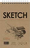 Design Ideation Sketch :Multi-Media Paper Sketch Book for Pencil, Ink, Marker, Charcoal and Watercolor Paints. Great for Art, Design and Education. Classic 5.5' x 8.5'