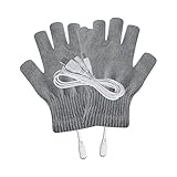 Gloves Mittens Men Winter Warm Winter Full&Half Gloves Hand Mitten Men Warm Finger Women Ski Gloves Mittens Men Grey
