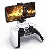 Controller Phone Mount for PS5, YUANHOT Phone Clip Clamp Bracket Holder with Adjustable Stand