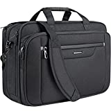 VANKEAN Laptop Bag Laptop Briefcase Fits Up to 18 Inch Laptops XXL Water-Repellent Gaming Computer Bag Messenger Shoulder Bag for Men and Women Expandable Capacity for Travel/ Business/ School- Black
