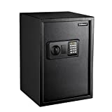 Home Safe, ENGiNDOT 1.8 Cubic Feet Safe and Lock Box with Digital Keypad, Double Code System, Mute Mode, Ideal for Home Cash, Jewelry, Documents (13.8' x 13.0' x 19.7') - 50SA