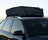R&L Racing Heavy Duty Universal Black Water-Resistant ROOF TOP Cargo Carrier Bag Travel Luggage Storage