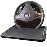 Steering Wheel Desk, Xindell Car Laptop Tray Table Office Computer Holder, Driver Food Eating Desks Front Seat Organizer Desktop, Vehicle Mount Workstation