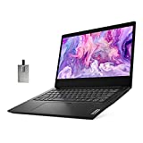 2021 Lenovo Ideapad 3 14' HD Laptop Computer, Intel Pentium Gold 6405U Processor, 8GB RAM, 128GB PCIe SSD, Intel UHD Graphics, Speakers, Webcam, Bluetooth, Windows 10 S, Black, 32GB SnowBell USB Card