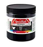 Speedball Fabric Screen Printing Ink, 8-Ounce, Black