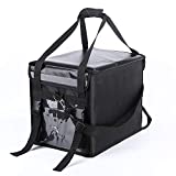 48L Food Delivery Bag, Waterproof,Durable, Standable, Hot and Cool Food,Pizza,Drink,Cooler Bag,Insulated Bag for Catering | Uber Eats Bag