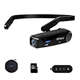 ORDRO Camcorder 4K Head Mounted Camera EP6 Wearable Video Camera FHD 1080P 60FPS Vlog Camera Recorder WiFi Hands-Off Camera Webcam (32GB MicroSDHC U1 Memory Card Included)