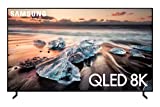 SAMSUNG QN65Q900RBFXZA Flat 65-Inch QLED 8K Q900 Series Ultra HD Smart TV with HDR and Alexa Compatibility (2019 Model), Black