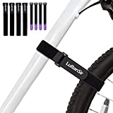 LuBanSir Bike Rack Straps, 8 Pack (8' & 24') Adjustable Bike Stabilizer Straps to Keep Bike Wheel from Spinning