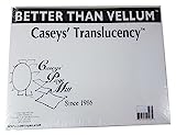 Casey's Translucency Vellum Like Paper for Laser Printers to Make Screen Printing Positives 11 x 17-500 DT17
