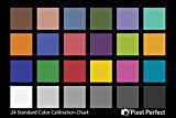 Pixel Perfect Camera Color Correction Card – (Set of 2) - 4' x 6' for Photo and Video - Reference Tool Grey Card Target White Balance Exposure Temperature Color Calibration Chart