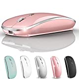 Wireless Mouse for MacBook Pro MacBook Air MacBook Laptop Mac iMac Desktop Computer Chromebook Win7/8/10 PC HP Dell Laptop (Rose Gold)