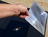 8.3' x 11.75' LARGE 3X Fresnel Lens FULL PAGE Magnifier -- Solar Oven/DIY Projection TV PLANS (1 pack PREMIUM GRADE Large Lens)