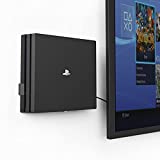 Monzlteck Wall Mount for PS-4 pro,Near or Behind TV, Space Saving,Easy to Install