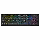 Corsair K60 RGB Pro Low Profile Mechanical Gaming Keyboard - CHERRY MX Low Profile SPEED Mechanical Keyswitches – Slim and Streamlined Durable Aluminum Frame - Customizable Per-Key RGB Backlighting