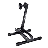Ride KAC Bicycle Storage Stand, Foldable Steel Floor Bike Stand, Fits 20MM Road, Gravel And Mountain Bike Tires Up to 2.4' Wide
