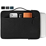 Laptop Sleeve 14 inch Laptop Case Waterproof Handle Laptop Bag Protective Business Computer Carrying Bag Compatible with 13.3-14 Inch Laptop/Chromebook/Notebook,Black
