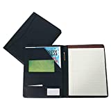 Royce Leather Executive Writing Portfolio Document Organizer, Gift Wrapped (Matte Blue)