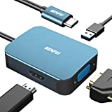 USB C HUB, BENFEI USB Type-C to HDMI VGA Adapter, USB C to USB Adapter, Compatible for MacBook Pro 2019/2018/2017,Surface Book 2, Dell XPS 13/15, Pixelbook and More