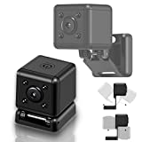 Hidden Spy Camera Mini Wireless Camera Small Cam with Motion Detection and Night Vision Loop Recording Micro Nanny Cam Cop Pet Indoor Outdoor Security Camera Home Nanny Camera (NO Wi-Fi & SD Card)