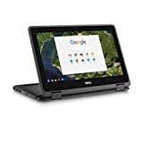 Dell Chromebook 11 - 3189 Intel Celeron N3060 X2 1.6GHz 4GB 16GB, Black (Renewed)