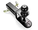 ATV/UTV Mount With Hitch Ball And Winch Strap Loop (2' Ball 2' Shank) (66025)