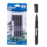 TIHOO Counterfeits Pen, Fake Money Marker, Counterfeit Bill Detector Pen, Counterfeits Money Detector Pen (5 Pack)