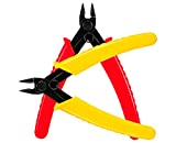 YITOGNDA Wire Cutter,Flush Cutter Plier Diagonal Cutting Pliers for Electronics, Model and Jewelry Making 3D Printer (5inch 2-Piece Set)