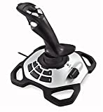 Logitech G Extreme 3D PRO Joystick, 12 Programmable Buttons, 8-way Hat Switch, Stable, Weighted Base, Rapid-fire Trigger, USB, PC - Black/Silver