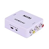 ELECSUM Mini Composite HDMI CVBS RCA to AV Video Converter Adapter 720p 1080p HRCA