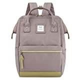 himawari Travel School Backpack with USB Charging Port 15.6 Inch Doctor Work Bag for Women&Men College Students(123#Lavender)