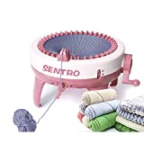 Knitting Machines, 40 Needles Knitting Loom Machines, Smart Knitting Board Rotating Double Weaving Loom Machine Kit for Kids and Adults