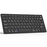 Wireless Bluetooth Keyboard for iPad 10.2(9th/8th/7th Gen)/ 9.7, iPad Air 5th/4th Generation, iPad Pro 11/12.9, iPad Mini, Samsung, Surface Pro, Xiaomi Pad, and More Bluetooth Enabled Devices -Black