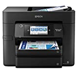 Epson Workforce Pro WF-4833 Wireless All-in-One Color Inkjet Printer - Print Scan Copy Fax - 25 ppm, 4800x2400 dpi, 4.3' Touchscreen, Auto 2-Sided Printing, 50-Sheet ADF, 500-Sheet Capacity, Ethernet