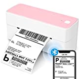Omezizy Bluetooth Thermal Shipping Label Printer Wireless 4x6 Shipping Label Printer for Small Business & Package, Compatible with Android, iPhone, Windows, Mac OS, Ebay, Amazon, Shopify, Etsy, USPS