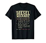 Funny Diesel Mechanic meaning t shirts vintage design