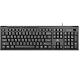 Rii RK907 Ultra-Slim Compact USB Wired Keyboard for Mac and PC,Windows 10/8 / 7 / Vista/XP (Black)…